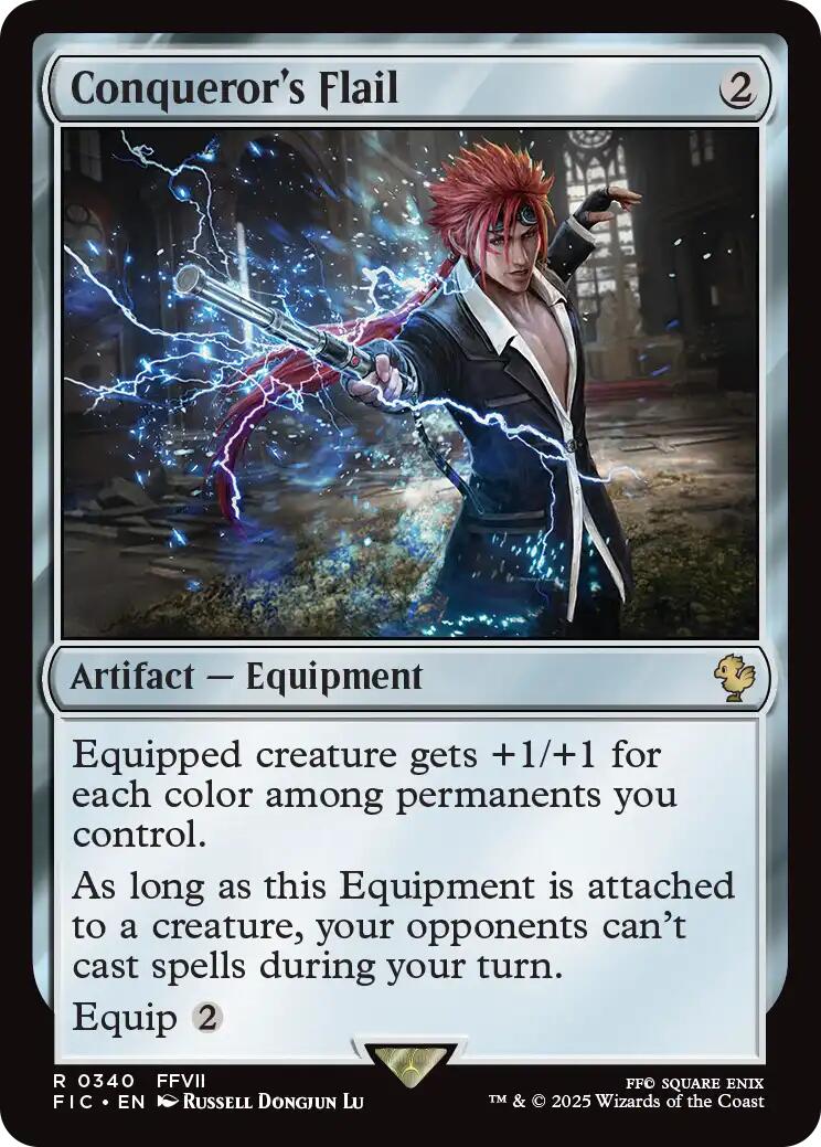 Conqueror's Flail (Surge Foil) [FINAL FANTASY Commander] | I Want That Stuff Brandon