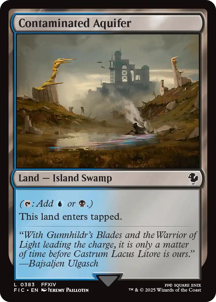 Contaminated Aquifer (Surge Foil) [FINAL FANTASY Commander] | I Want That Stuff Brandon