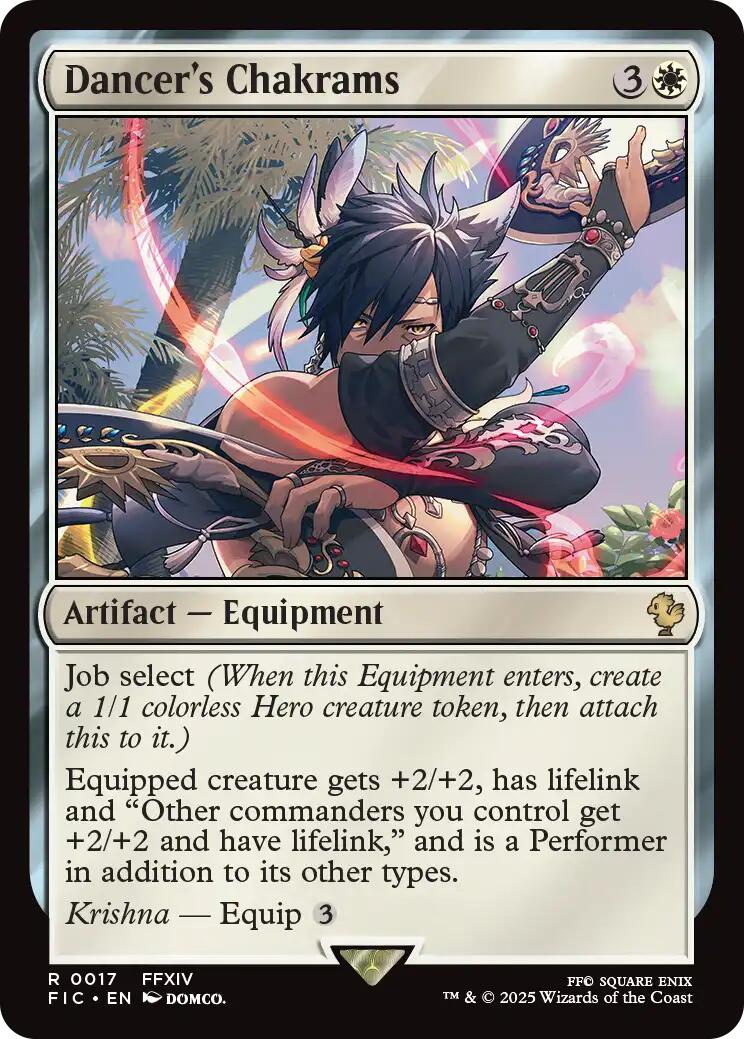Dancer's Chakrams (Surge Foil) [FINAL FANTASY Commander] | I Want That Stuff Brandon