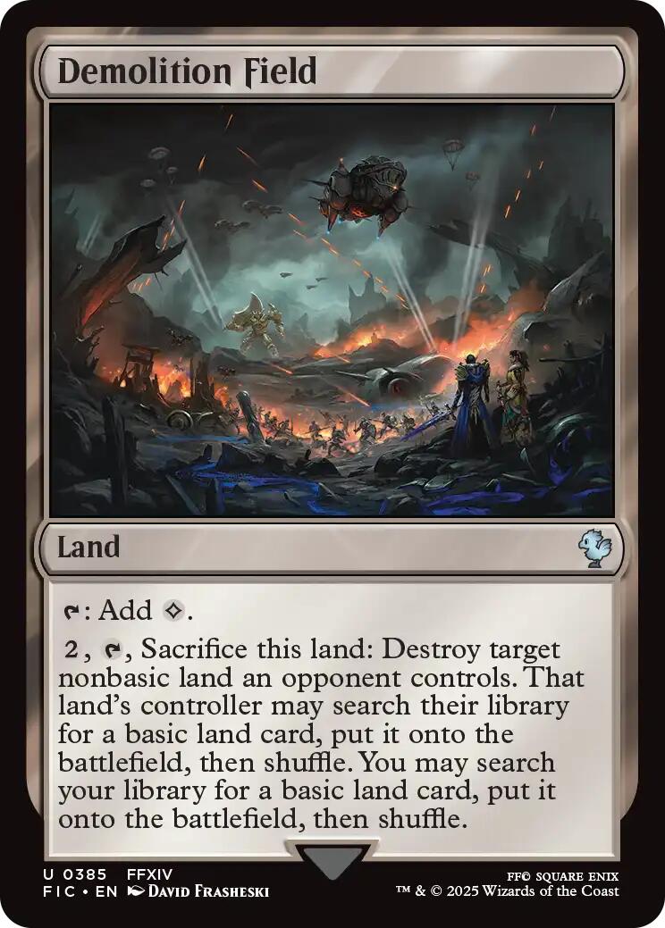 Demolition Field (Surge Foil) [FINAL FANTASY Commander] | I Want That Stuff Brandon