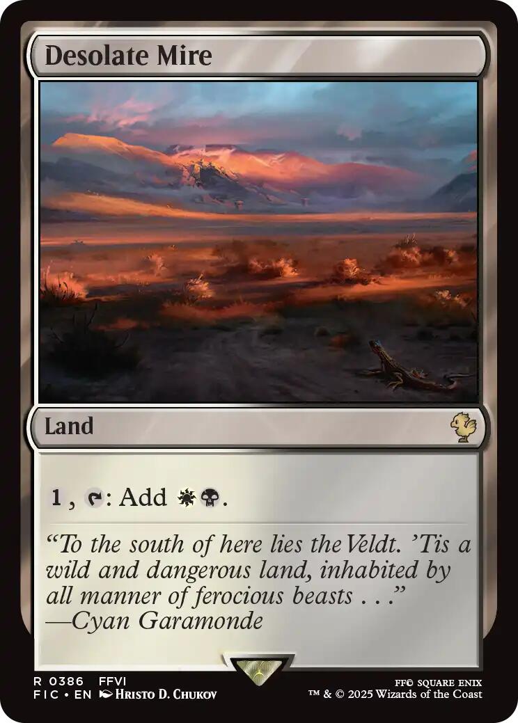Desolate Mire (Surge Foil) [FINAL FANTASY Commander] | I Want That Stuff Brandon