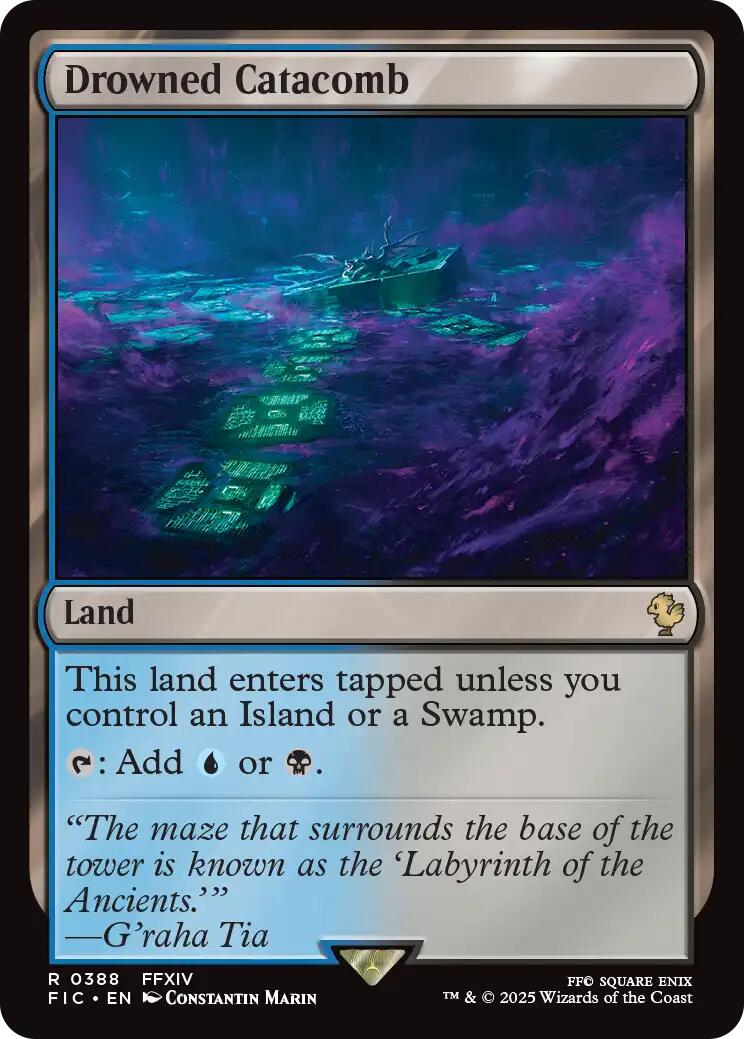 Drowned Catacomb (Surge Foil) [FINAL FANTASY Commander] | I Want That Stuff Brandon