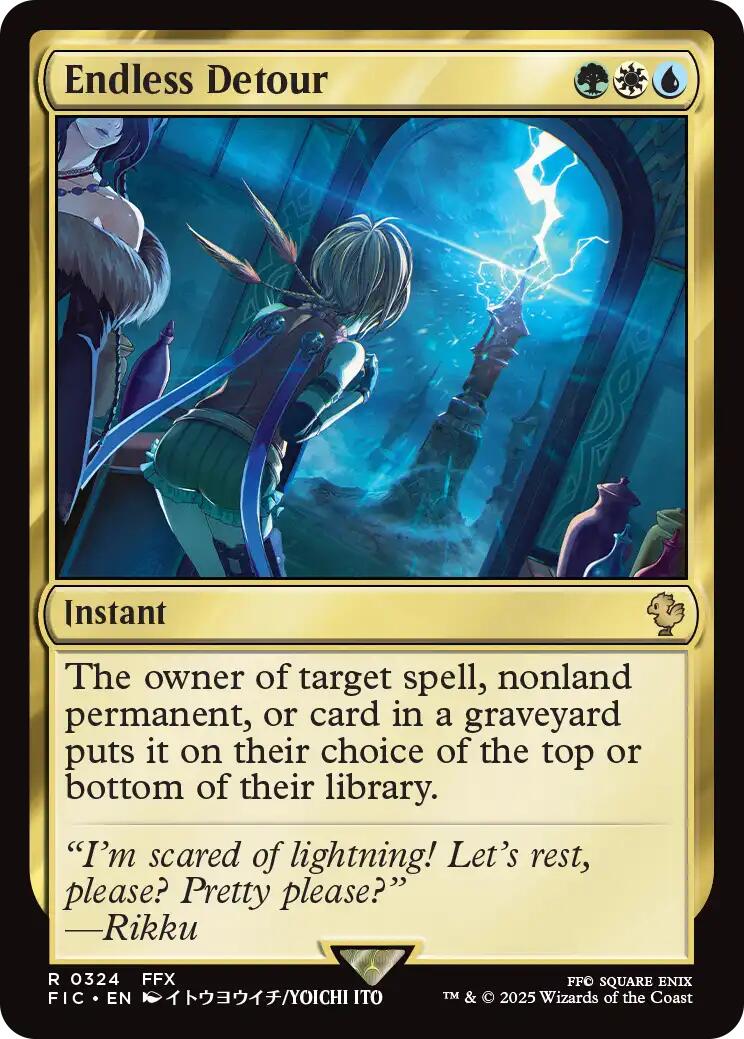 Endless Detour (Surge Foil) [FINAL FANTASY Commander] | I Want That Stuff Brandon