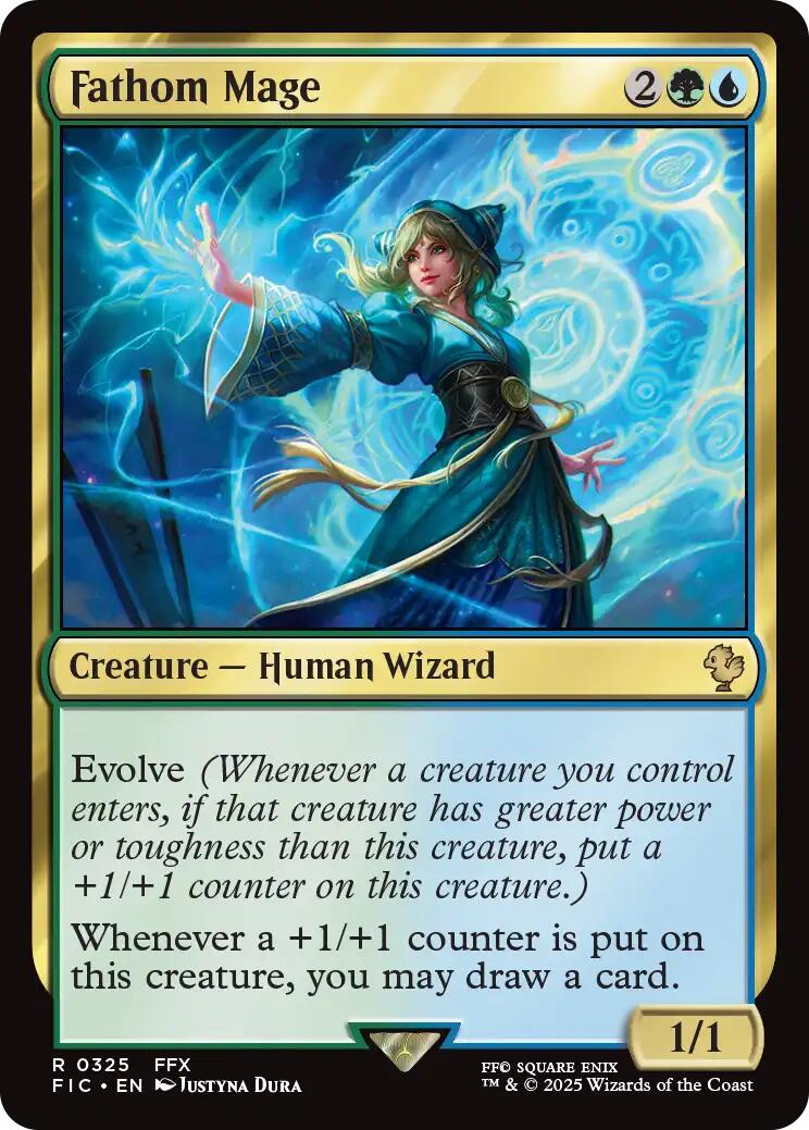 Fathom Mage (Surge Foil) [FINAL FANTASY Commander] | I Want That Stuff Brandon