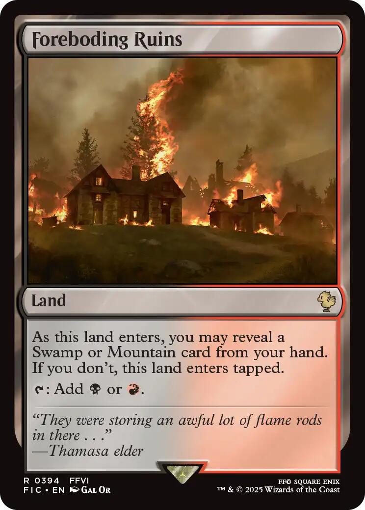 Foreboding Ruins (Surge Foil) [FINAL FANTASY Commander] | I Want That Stuff Brandon