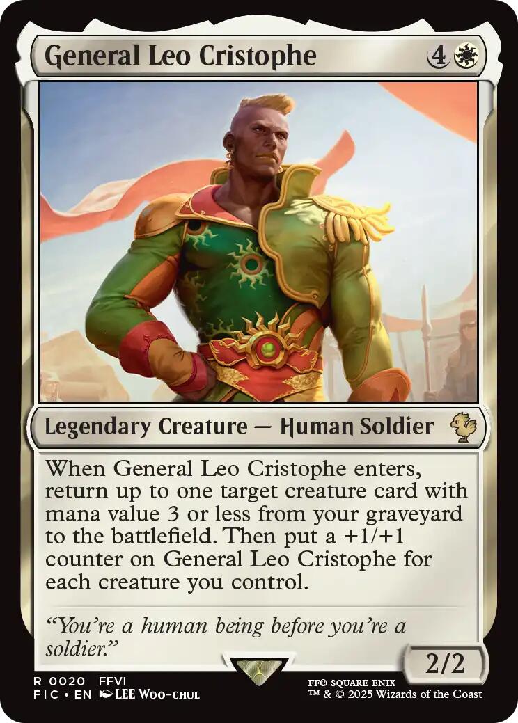 General Leo Cristophe (Surge Foil) [FINAL FANTASY Commander] | I Want That Stuff Brandon