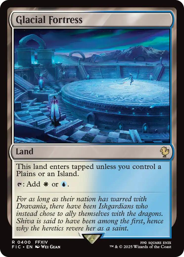 Glacial Fortress (Surge Foil) [FINAL FANTASY Commander] | I Want That Stuff Brandon