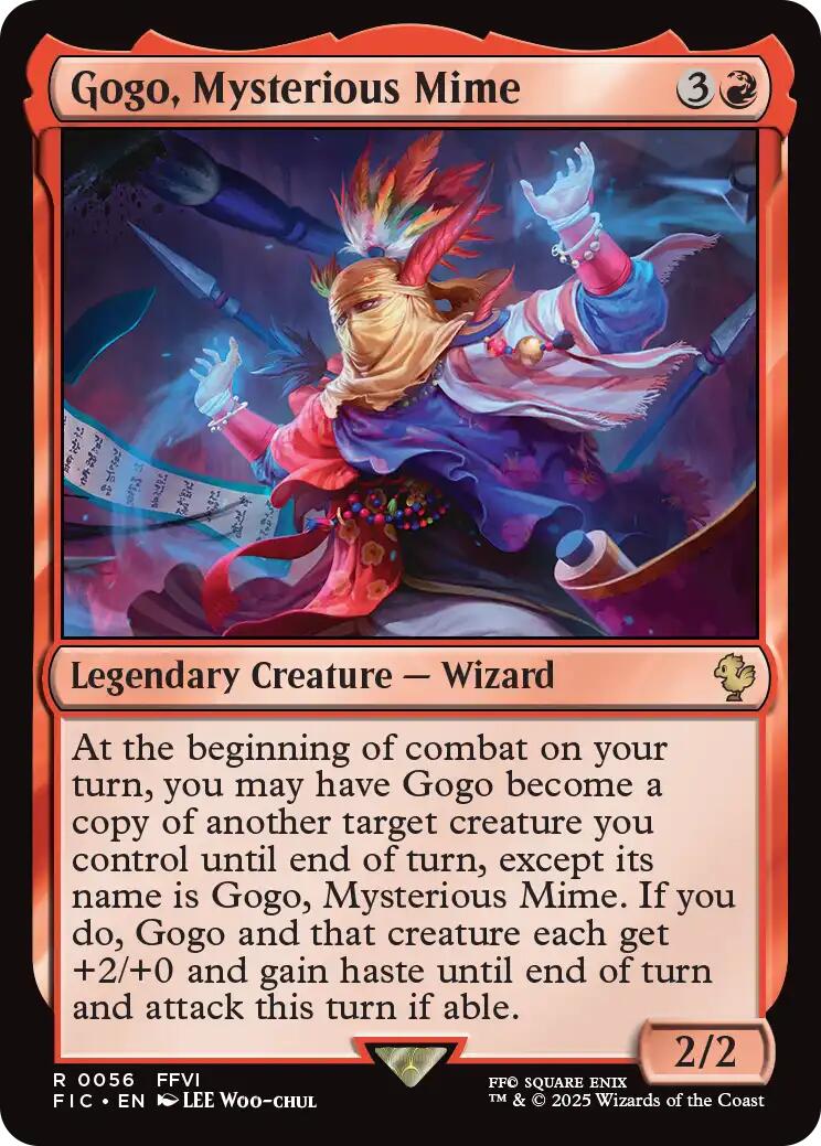 Gogo, Mysterious Mime (Surge Foil) [FINAL FANTASY Commander] | I Want That Stuff Brandon