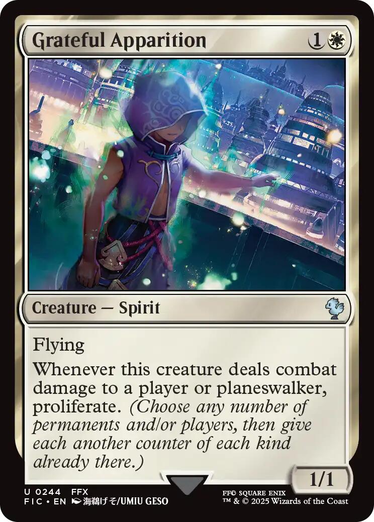 Grateful Apparition (Surge Foil) [FINAL FANTASY Commander] | I Want That Stuff Brandon