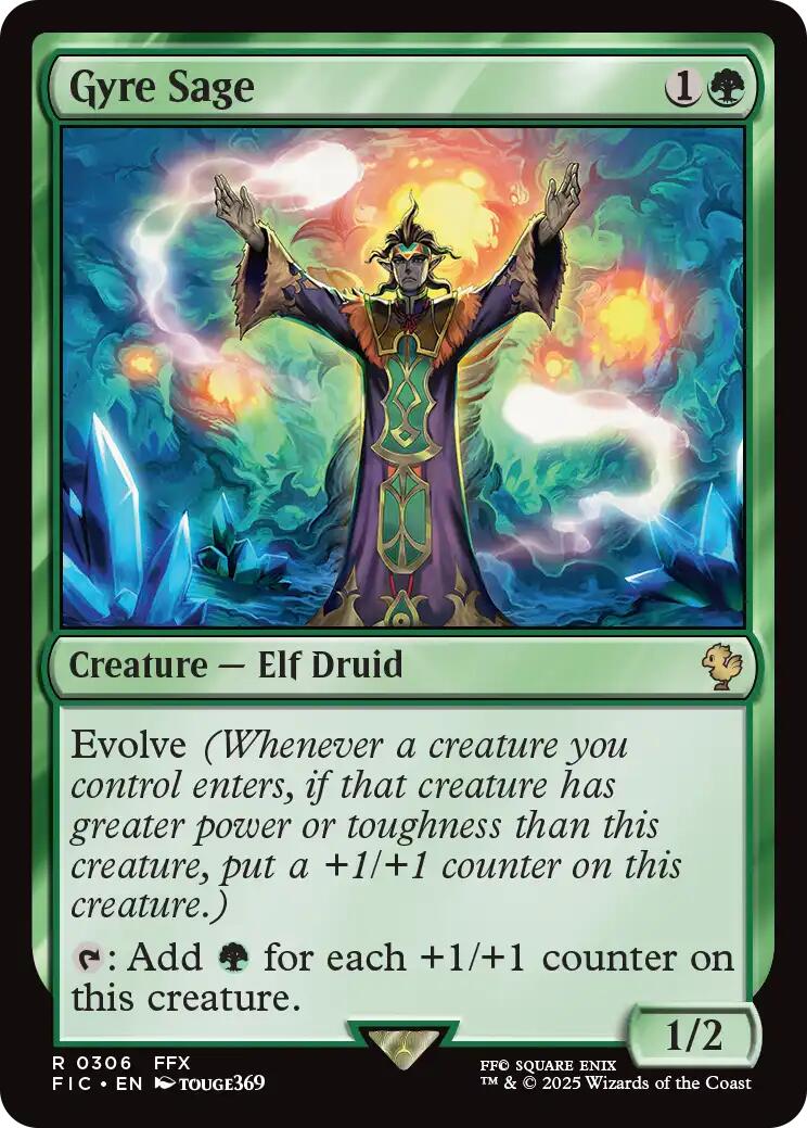 Gyre Sage (Surge Foil) [FINAL FANTASY Commander] | I Want That Stuff Brandon