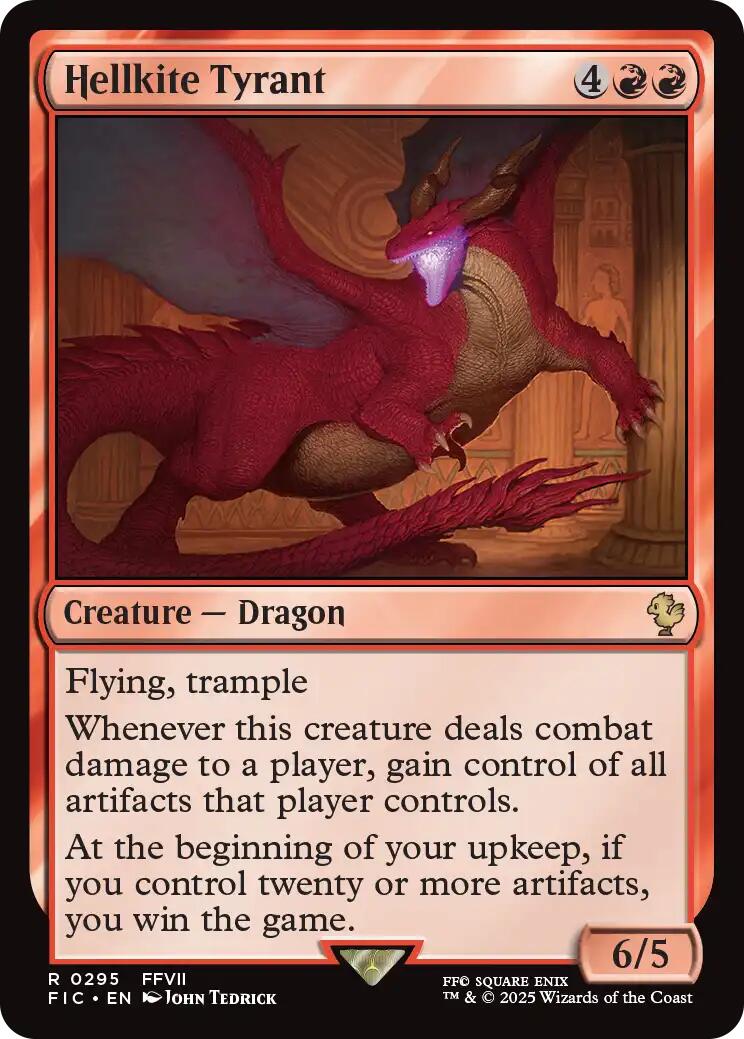 Hellkite Tyrant (Surge Foil) [FINAL FANTASY Commander] | I Want That Stuff Brandon