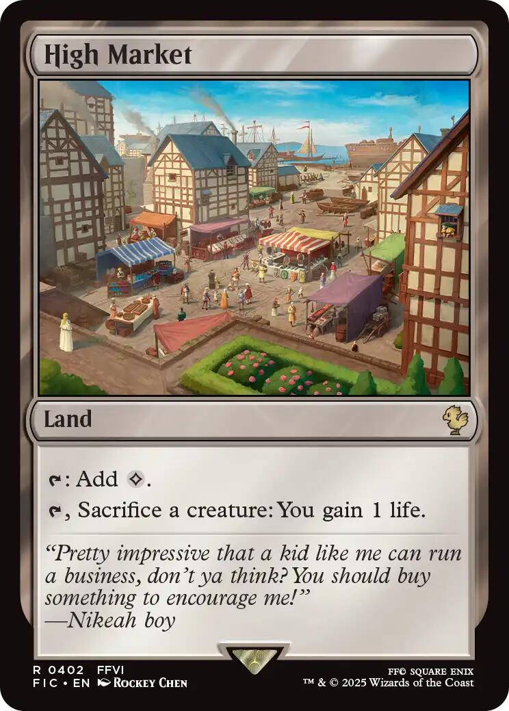 High Market (Surge Foil) [FINAL FANTASY Commander] | I Want That Stuff Brandon
