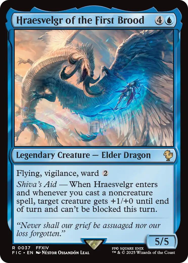 Hraesvelgr of the First Brood (Surge Foil) [FINAL FANTASY Commander] | I Want That Stuff Brandon