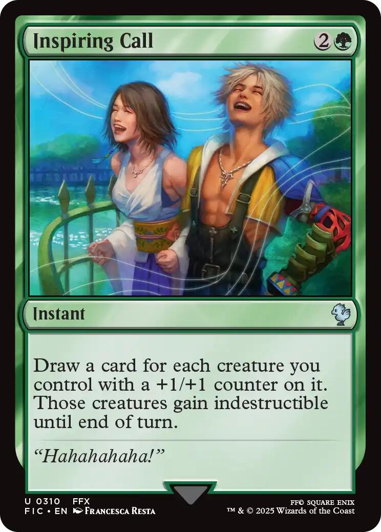 Inspiring Call (Surge Foil) [FINAL FANTASY Commander] | I Want That Stuff Brandon