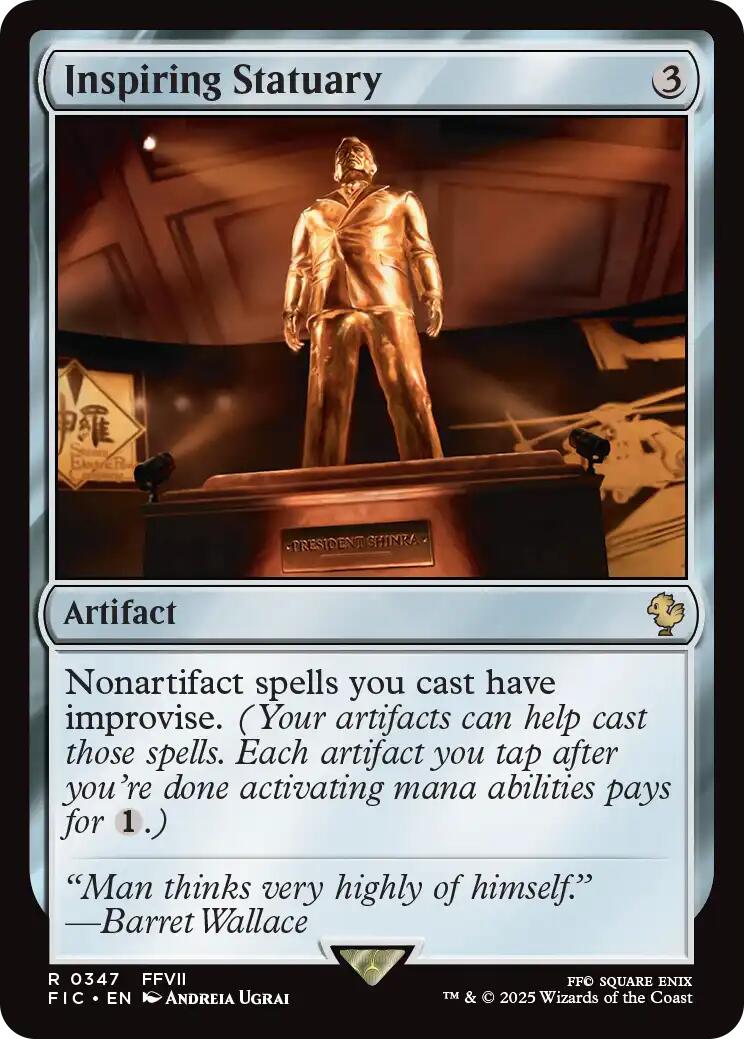 Inspiring Statuary (Surge Foil) [FINAL FANTASY Commander] | I Want That Stuff Brandon