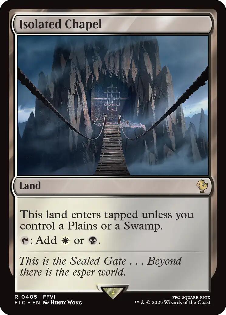 Isolated Chapel (Surge Foil) [FINAL FANTASY Commander] | I Want That Stuff Brandon