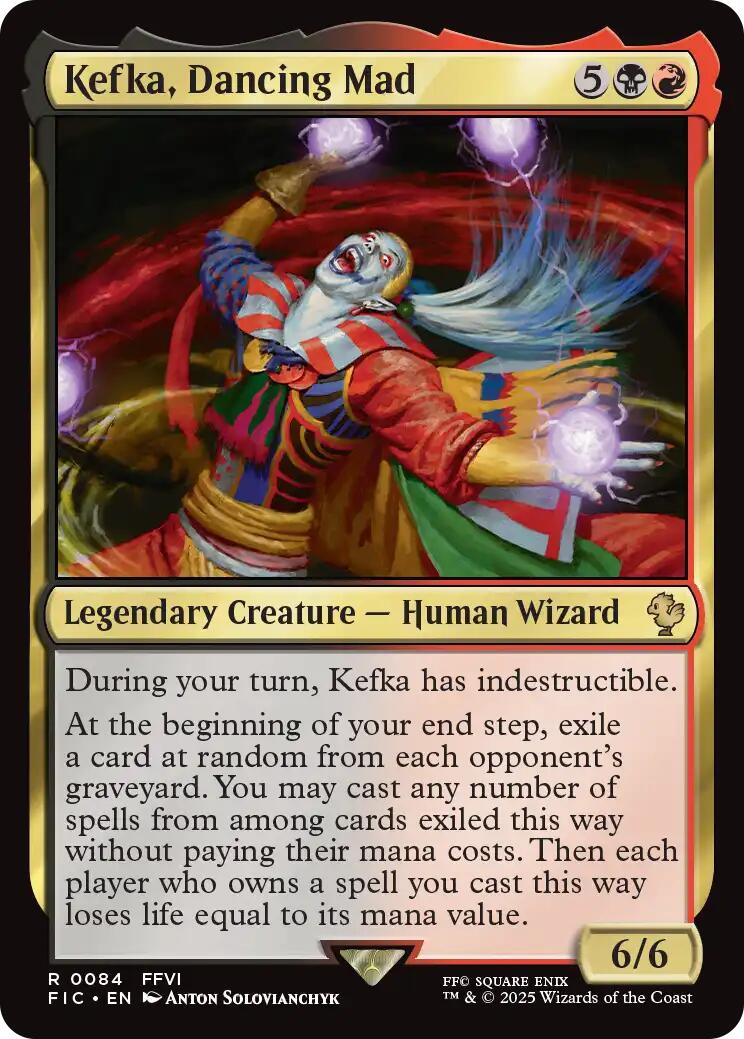 Kefka, Dancing Mad (Surge Foil) [FINAL FANTASY Commander] | I Want That Stuff Brandon