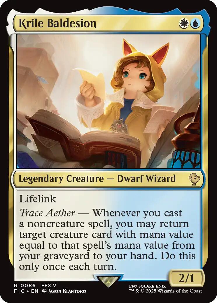 Krile Baldesion (Surge Foil) [FINAL FANTASY Commander] | I Want That Stuff Brandon