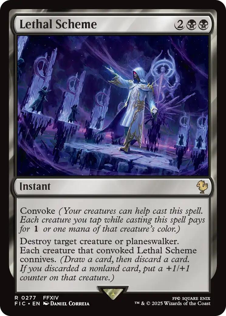 Lethal Scheme (Surge Foil) [FINAL FANTASY Commander] | I Want That Stuff Brandon