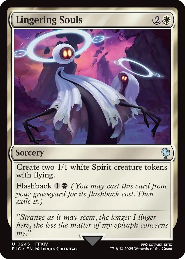 Lingering Souls (Surge Foil) [FINAL FANTASY Commander] | I Want That Stuff Brandon