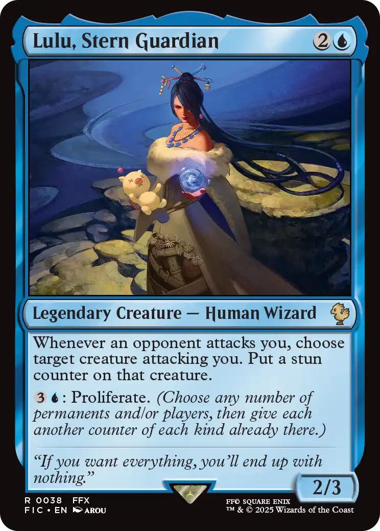 Lulu, Stern Guardian (Surge Foil) [FINAL FANTASY Commander] | I Want That Stuff Brandon