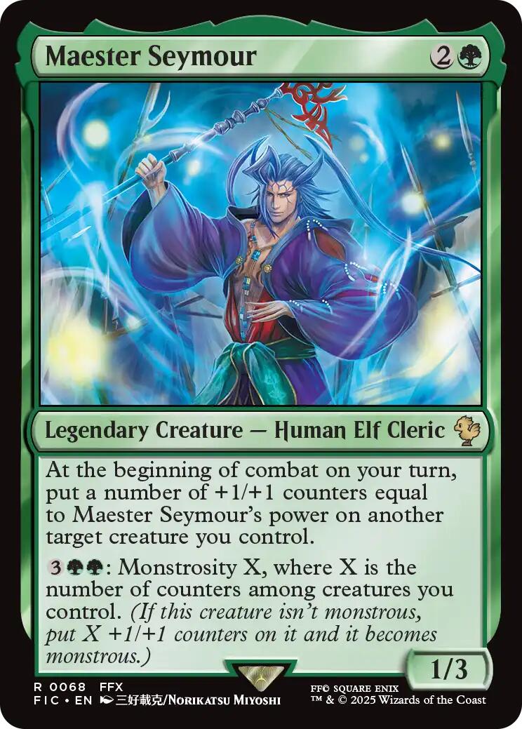Maester Seymour (Surge Foil) [FINAL FANTASY Commander] | I Want That Stuff Brandon
