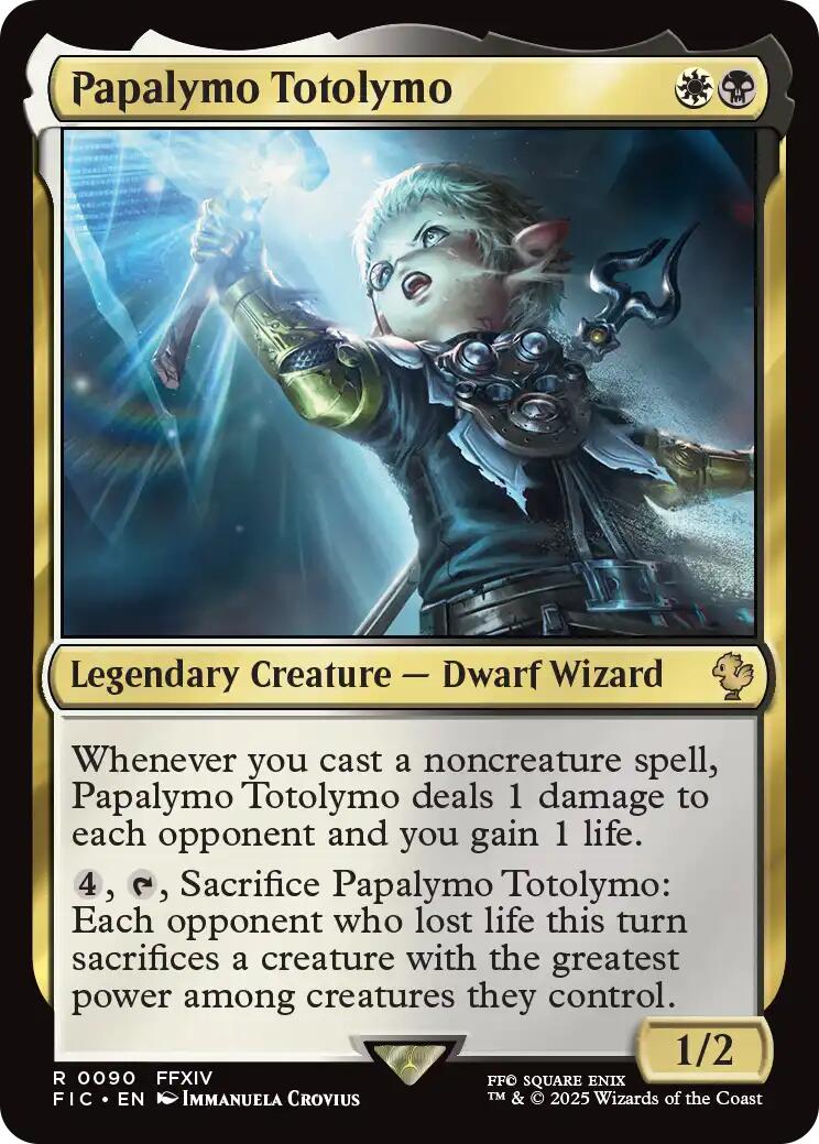 Papalymo Totolymo (Surge Foil) [FINAL FANTASY Commander] | I Want That Stuff Brandon