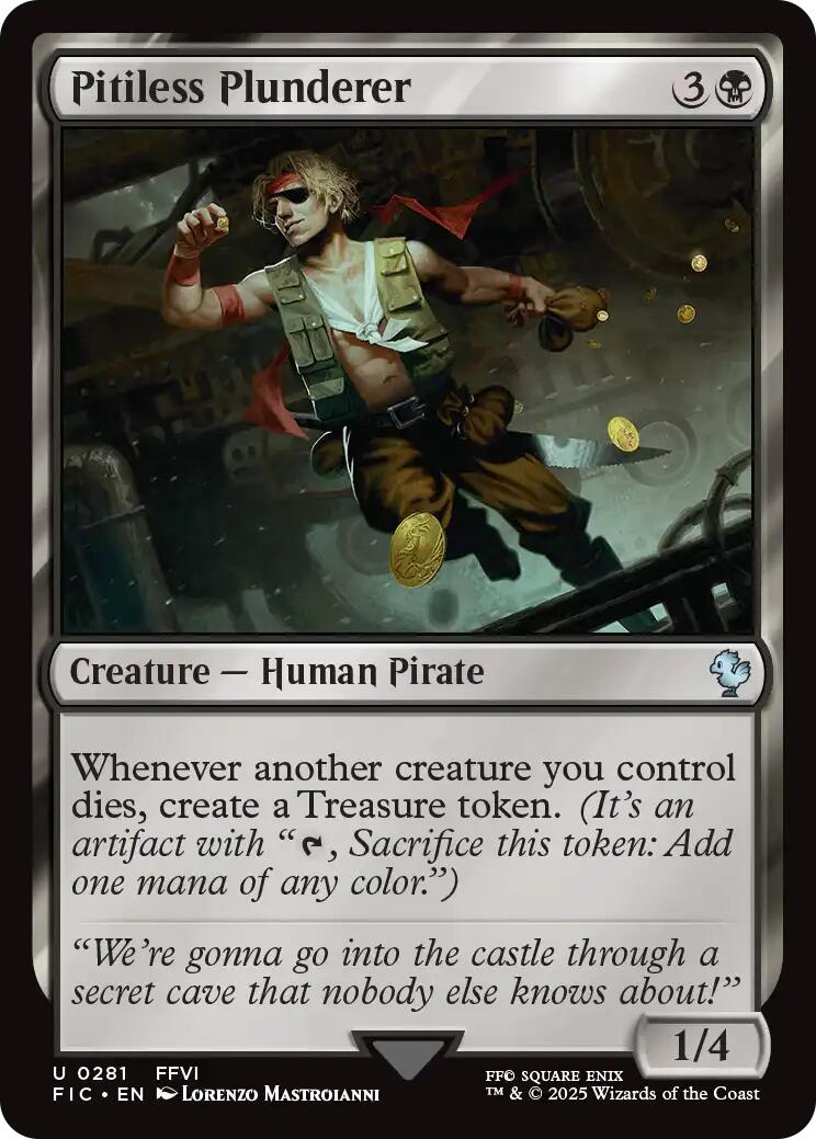 Pitiless Plunderer (Surge Foil) [FINAL FANTASY Commander] | I Want That Stuff Brandon