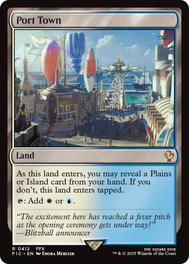 Port Town (Surge Foil) [FINAL FANTASY Commander] | I Want That Stuff Brandon