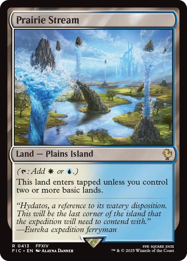 Prairie Stream (Surge Foil) [FINAL FANTASY Commander] | I Want That Stuff Brandon