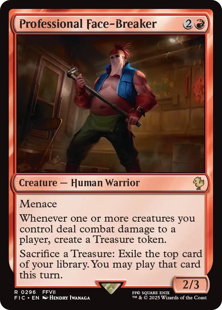 Professional Face-Breaker (Surge Foil) [FINAL FANTASY Commander] | I Want That Stuff Brandon