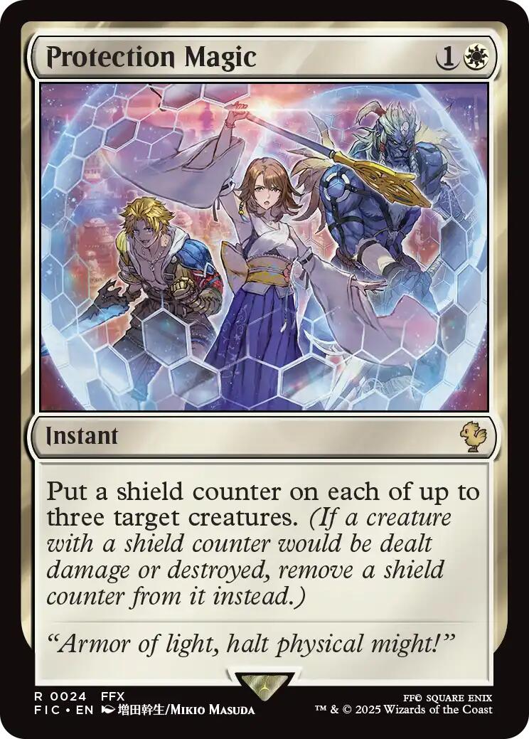 Protection Magic (Surge Foil) [FINAL FANTASY Commander] | I Want That Stuff Brandon