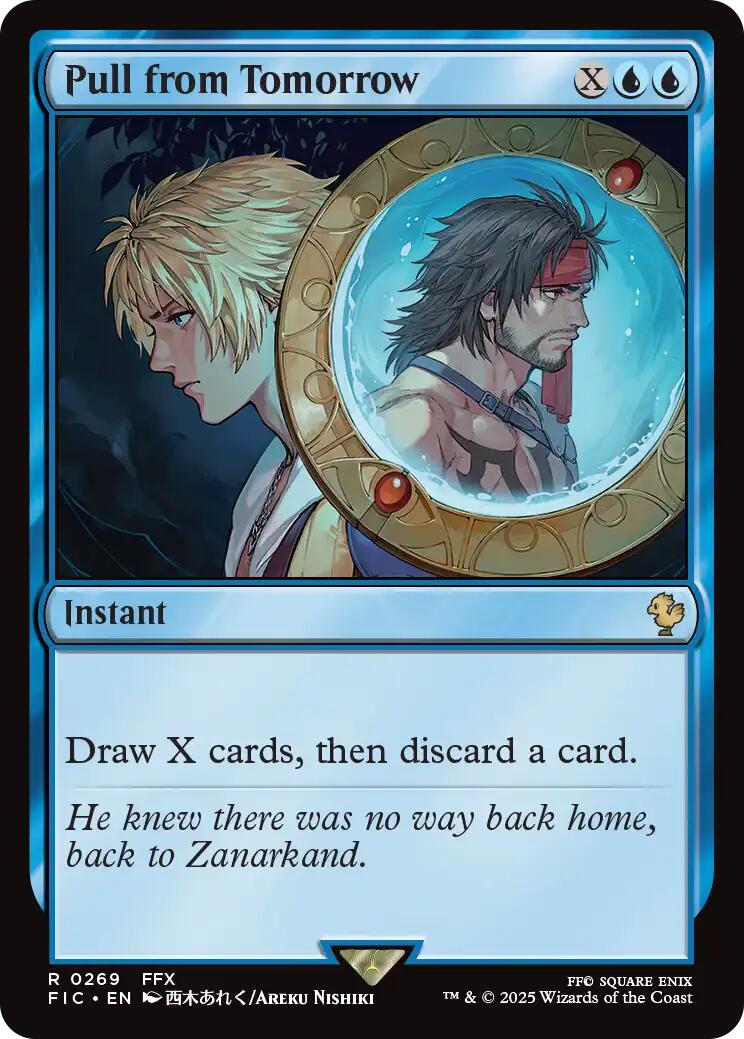 Pull from Tomorrow (Surge Foil) [FINAL FANTASY Commander] | I Want That Stuff Brandon