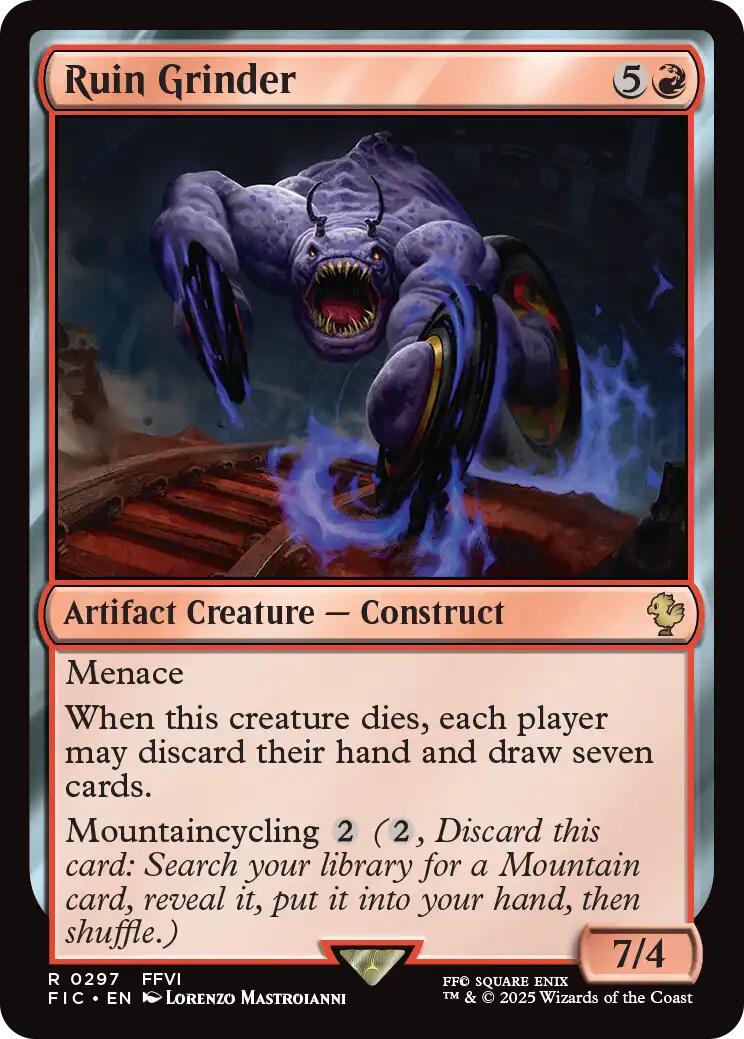 Ruin Grinder (Surge Foil) [FINAL FANTASY Commander] | I Want That Stuff Brandon