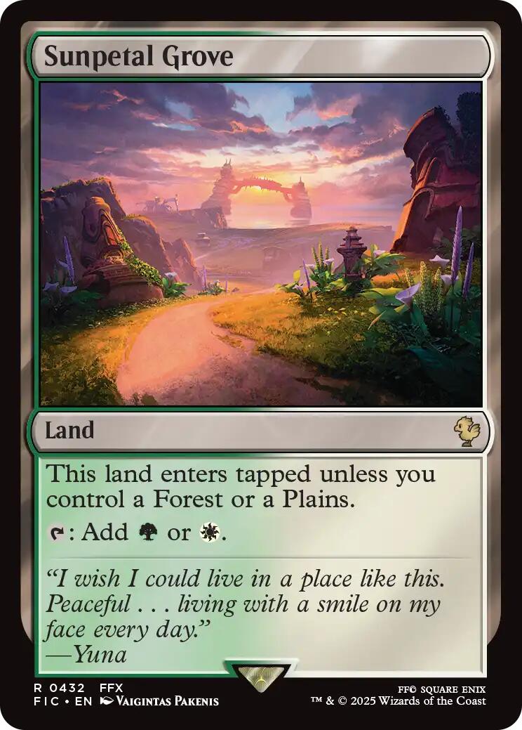 Sunpetal Grove (Surge Foil) [FINAL FANTASY Commander] | I Want That Stuff Brandon