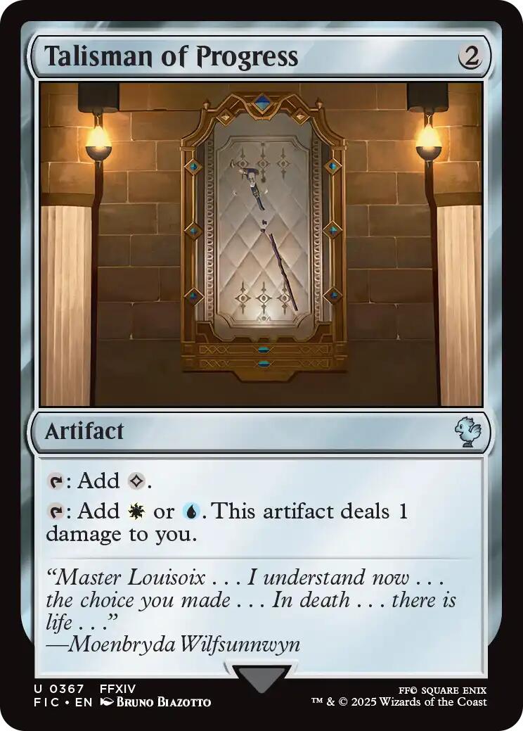 Talisman of Progress (Surge Foil) [FINAL FANTASY Commander] | I Want That Stuff Brandon