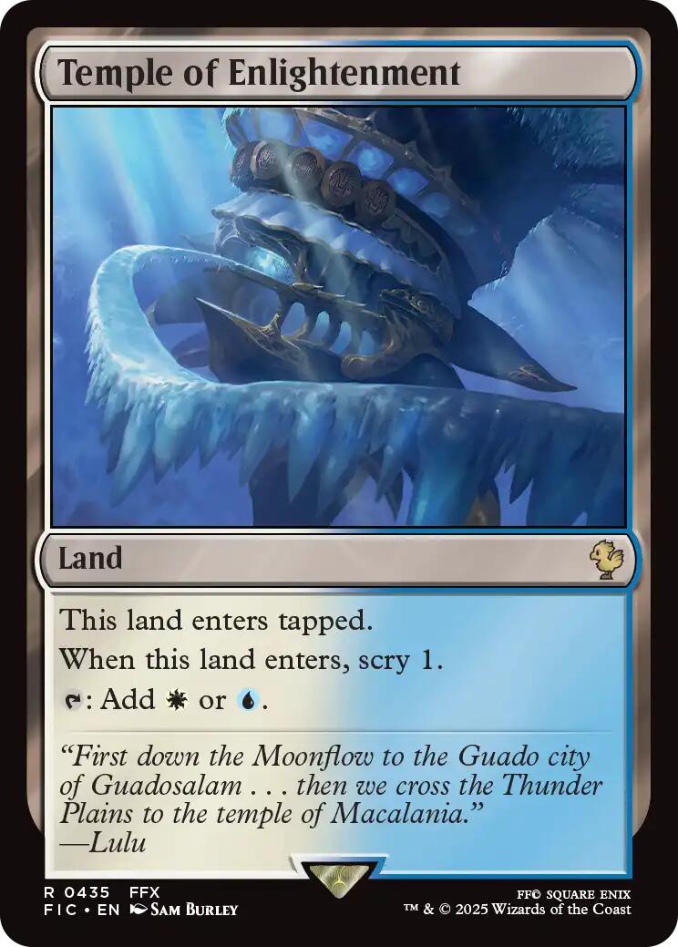 Temple of Enlightenment (Surge Foil) [FINAL FANTASY Commander] | I Want That Stuff Brandon