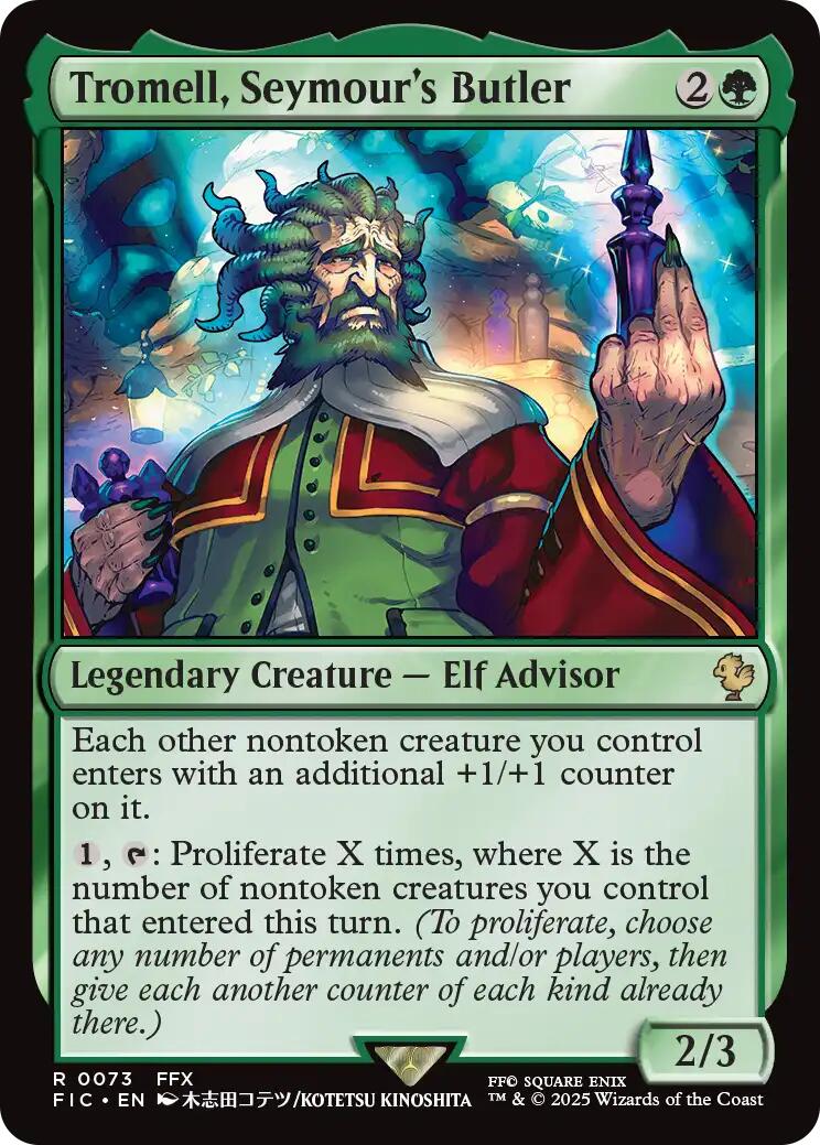 Tromell, Seymour's Butler (Surge Foil) [FINAL FANTASY Commander] | I Want That Stuff Brandon