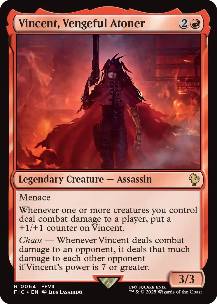Vincent, Vengeful Atoner (Surge Foil) [FINAL FANTASY Commander] | I Want That Stuff Brandon