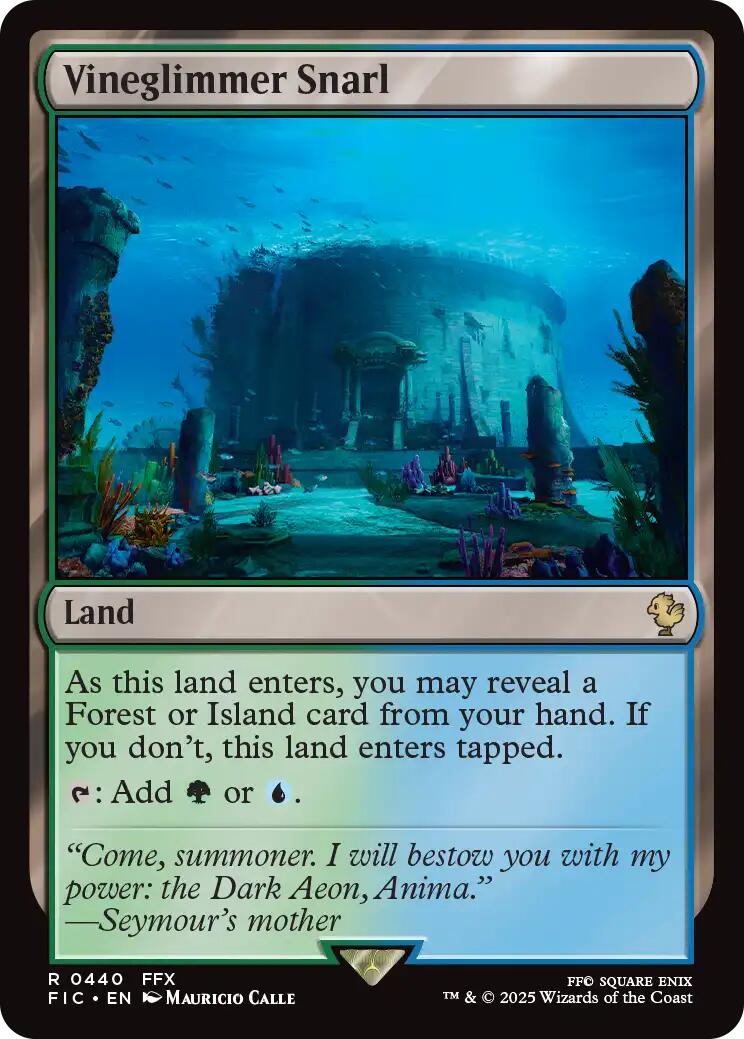 Vineglimmer Snarl (Surge Foil) [FINAL FANTASY Commander] | I Want That Stuff Brandon