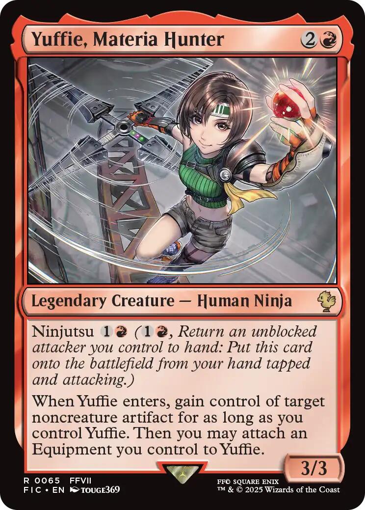Yuffie, Materia Hunter (Surge Foil) [FINAL FANTASY Commander] | I Want That Stuff Brandon