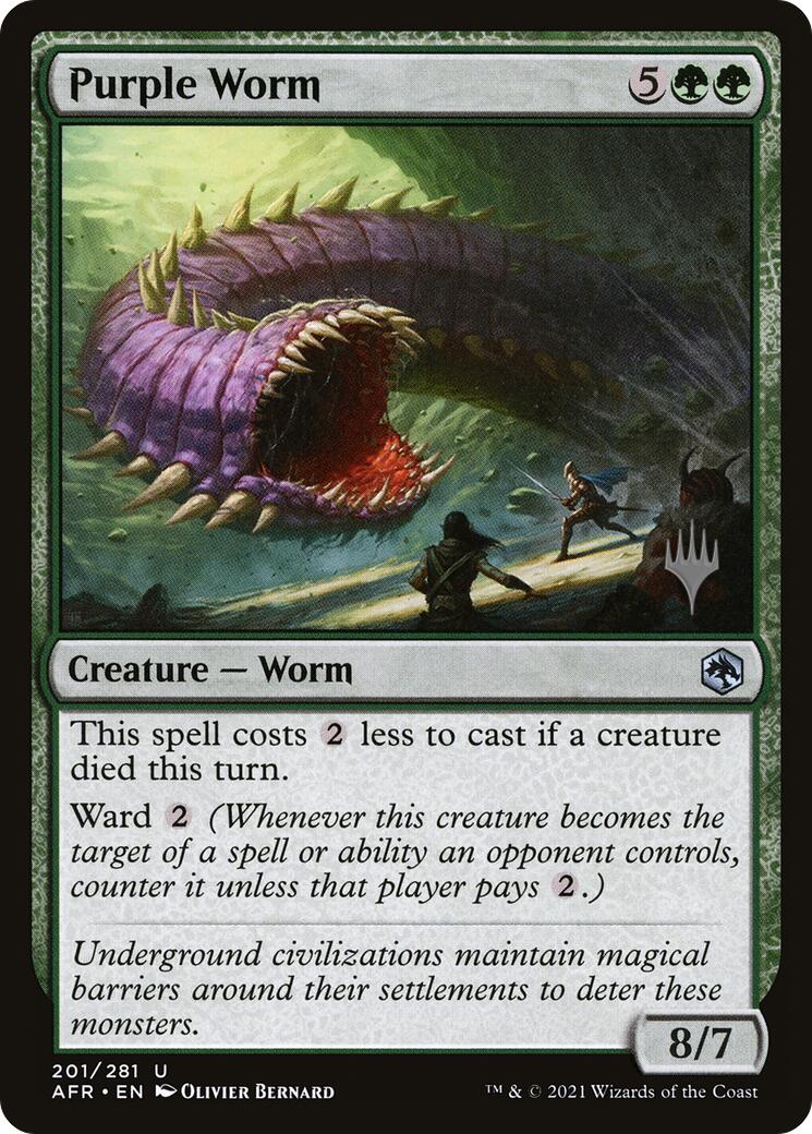 Purple Worm [Tarkir: Dragonstorm Promos] | I Want That Stuff Brandon