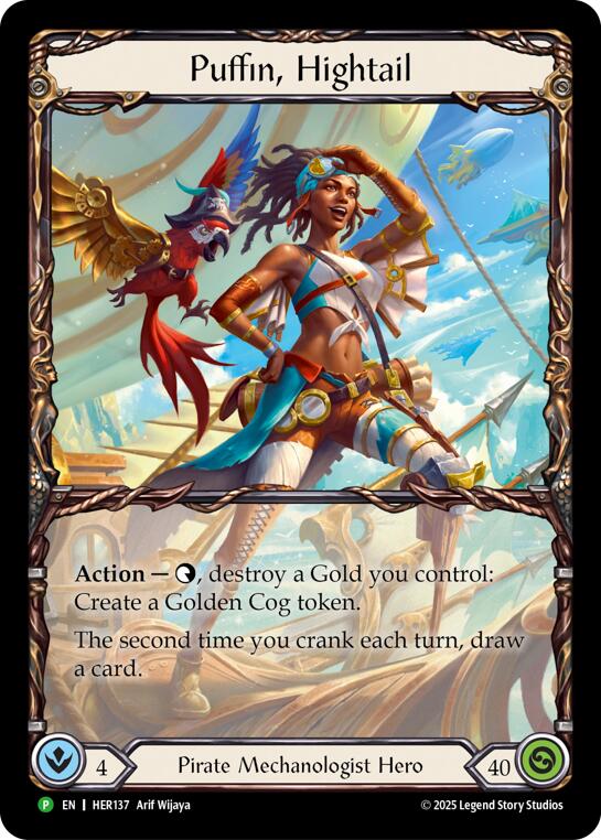 Puffin, Hightail [HER137] (Promo)  Rainbow Foil | I Want That Stuff Brandon