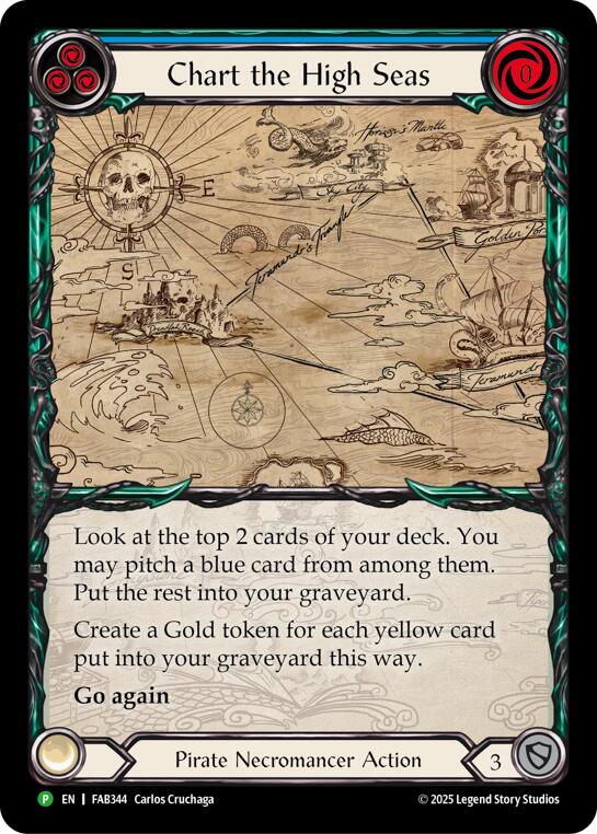 Chart the High Seas [FAB344] (Promo)  Rainbow Foil | I Want That Stuff Brandon