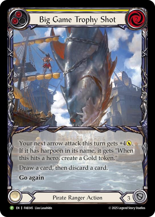 Big Game Trophy Shot [FAB345] (Promo)  Rainbow Foil | I Want That Stuff Brandon