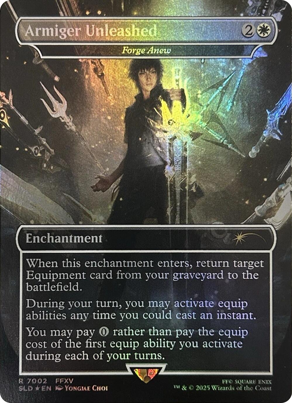Armiger Unleashed - Forge Anew (Rainbow Foil) [Secret Lair Drop Series] | I Want That Stuff Brandon