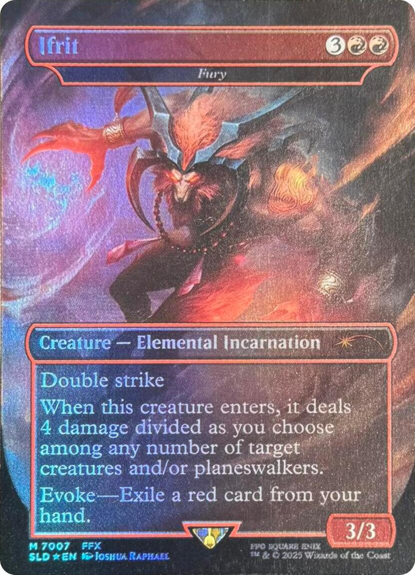 Ifrit - Fury (Rainbow Foil) [Secret Lair Drop Series] | I Want That Stuff Brandon
