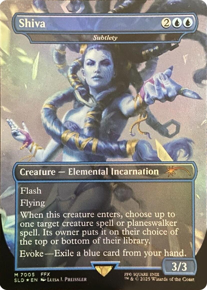 Shiva - Subtlety (Rainbow Foil) [Secret Lair Drop Series] | I Want That Stuff Brandon