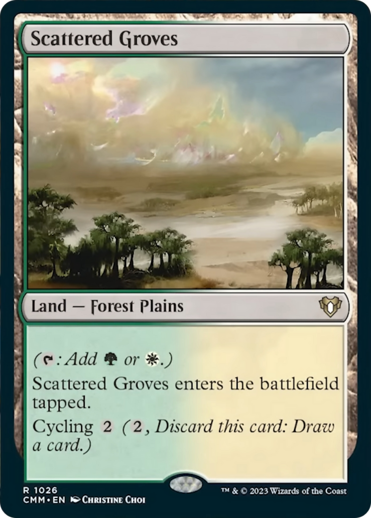 Scattered Groves [Commander Masters] | I Want That Stuff Brandon