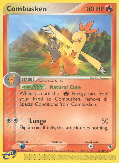 Combusken (28/109) [EX: Ruby & Sapphire] | I Want That Stuff Brandon